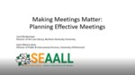Making Meetings Matter by Joyce Manna Janto and Carol Bredemeyer